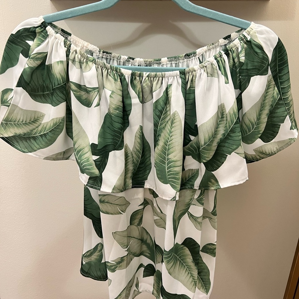 NWT matching set banana leaf show me your mumu